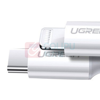 绿联 UGREEN Type-C转Lightning数据线 10493 US171 1米 (白色)