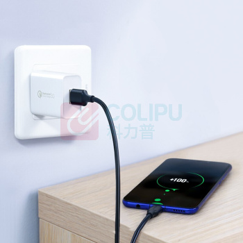 绿联 UGREEN Type-C数据线 60826 US287 3米 (黑色)