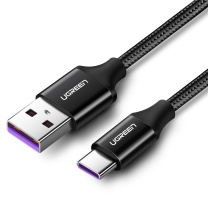 绿联 UGREEN Type-C数据线5A快充 50995 US279 2米