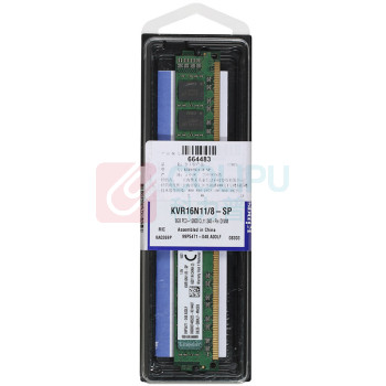 金士顿 台式机内存条 KVR16N11/8-SP DDR3 8G 1600 (绿色)