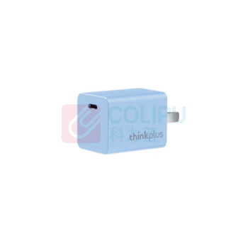 ThinkPlus 氮化镓GaN 口红电源适配器 4X21J81690 65W USB-C Nano (蓝色) 氮化镓GaN