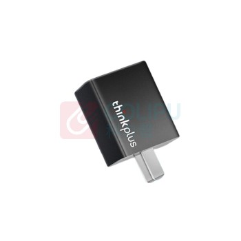 ThinkPlus thinkplus口红电源 Nano65W氮化镓 充电器Gen3 4X21H24897 USB-C (黑色)