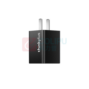 ThinkPlus thinkplus口红电源 Nano65W氮化镓 充电器Gen3 4X21H24897 USB-C (黑色)