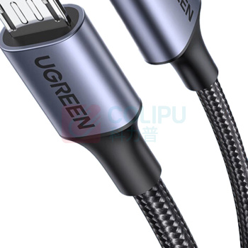 绿联 UGREEN 安卓数据线快充线2A快充Micro USB充电器线 60136 US289 1米 (黑色)