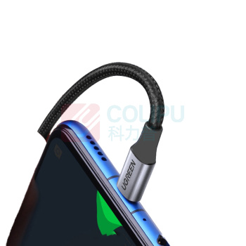 绿联 UGREEN 安卓数据线快充线2A快充Micro USB充电器线 60136 US289 1米 (黑色)