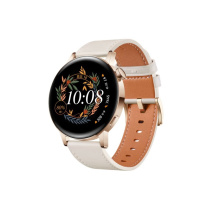 华为 HUAWEI WATCH GT3 华为手表 运动智能手表 精准心率/蓝牙通话/血氧检测 雅致款 42mm 浅金色+白色 