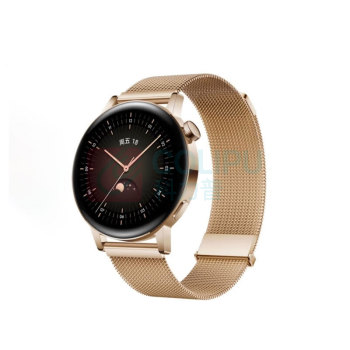 华为 HUAWEI WATCH GT3 华为手表 运动智能手表 精准心率蓝牙通话/血氧检测 雅致款 42mm 浅金色 