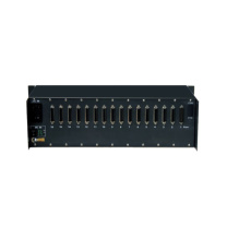 慕文 光传192路电话 FCP-O192R1/S192R1 AC220V (RJ45口,一口出4路)+1路RS232串口数据光端机,单模单纤FC 40KM 4U机架式