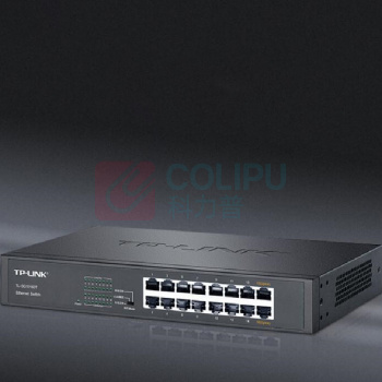 普联 TP-LINK 16口百兆 千兆交换机 企业级交换器 TL-SG1016DT 