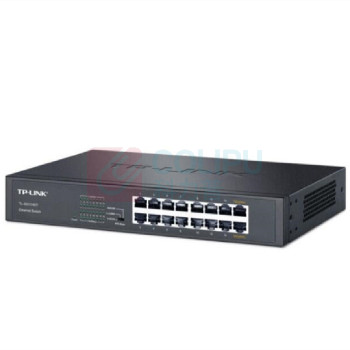普联 TP-LINK 16口百兆 千兆交换机 企业级交换器 TL-SG1016DT 