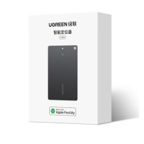 绿联 UGREEN SmartTag智能防丢器 45298 CM817 CM817 苹果FMN防丢器 卡片款黑色塑胶 卡片式结构锂电池可充电 FMN认证 (LY)
