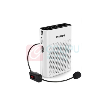 飞利浦 PHILIPS 小蜜蜂话筒播放器 SBM200 无线有线两用 (白色)