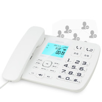 飞利浦 PHILIPS 固定座机 办公家用 自动 手动录音 放音密码保护 CORD165 16G存储卡 (白色)
