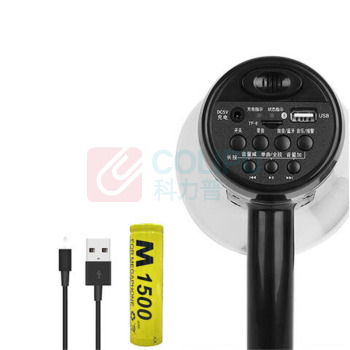 工拍档 扩音器 19cm*12.5cm   无线大喇叭手持喊话器大功率户外录音扬声器小型便携式可充电