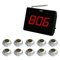迅铃 Singcall 无线呼叫器 1个迅铃R15主机+15个呼叫器 (银色)