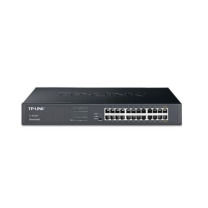 普联 TP-LINK 24口全千兆交换机 非网管T系列机架式 企业级交换器 监控网络网线分线器 分流器 TL-SG1024T
