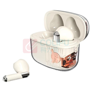 飞利浦 PHILIPS TAT1168 真无线蓝牙耳机 米黄色