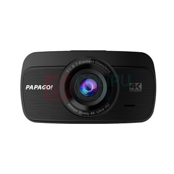 PAPAGO! 行车记录仪 D5 前后双录 3英寸屏 2160p分辨率 (黑色)