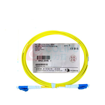 西蒙 铠装光纤跳线 J2-LCULCUL-05H OM3 LC-LC 5米 万兆单模