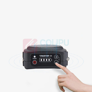 得胜 TAKSTAR 小蜜蜂腰挂大功率教师教学扩音器导游喊话器 E6 (黑色)