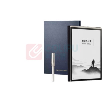 科大讯飞 iFLY TEK 智能办公本 XF-DX-T310E X3 LAMY 10.65英寸 6GB+128GB WiFi+蓝牙+4G (星光金主机+蓝色小牛皮皮套)