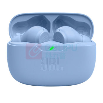 JBL 真无线蓝牙耳机 入耳式音乐耳机 WAVE BUDS (浅湖蓝)