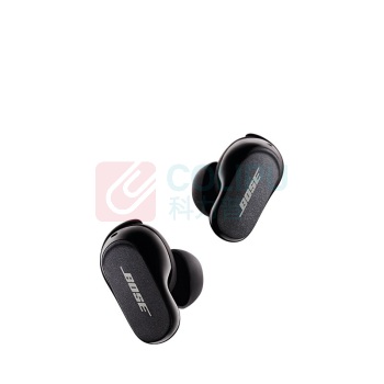 Bose 入耳式蓝牙耳机 大鲨二代 (黑色) QC消噪耳塞II 真无线 智能音场调校 毫秒级精准消噪