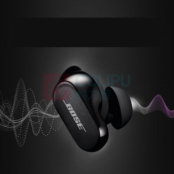 Bose 入耳式蓝牙耳机 大鲨二代 (黑色) QC消噪耳塞II 真无线 智能音场调校 毫秒级精准消噪