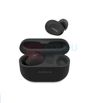 捷波朗 蓝牙半开放入耳式耳机 Elite10 新一代E10 (碳黑色) 主动降噪 (85t升级版E10) 自适应双馈主动降噪