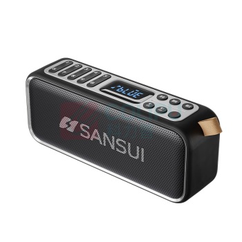 山水 sansui 收录两用收音机蓝牙便携音响 F36 黑色 32GU盘耳机
