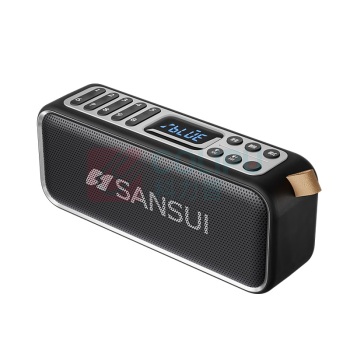 山水 sansui 收录两用收音机蓝牙便携音响 F36 黑色 32GU盘耳机