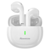 纽曼 Newmine 真无线蓝牙耳机 半入耳式 D8 50*23*46mm (白色)