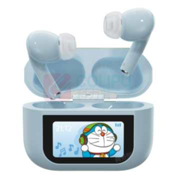 哆啦A梦 DORAEMON 智能屏ANC主动降噪蓝牙耳机 RAU0782 (蓝色)