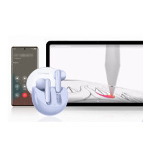 OPPO 真无线蓝牙耳机 Air3 (薄雾紫) 半入耳式通话降噪音乐运动跑步电竞耳机 通用苹果华为小米手机