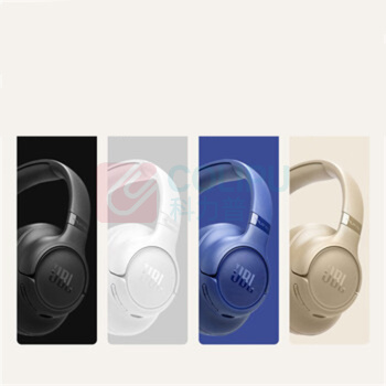 JBL 头戴式耳机 TUNE 730BT (黑色/白色/蓝色/摩卡色颜色随机) 无线蓝牙耳机通话降噪带麦游戏电脑
