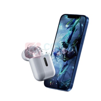 领臣 LINGCHEN 蓝牙耳机无线华强北顶配air降噪运动手机耳机适用于苹果半入耳式蓝牙5.3 AirPlus2 旗舰顶配 (白)