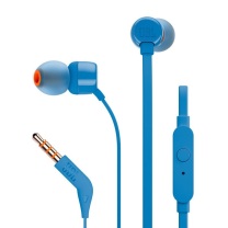 JBL 耳机 T110 入耳式有线耳机 (蓝色)