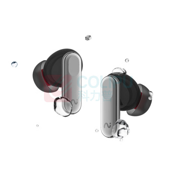 科大讯飞 iFLY TEK 录音降噪会议无线蓝牙耳机 Nano+ 主动降噪 入耳式 超长续航 录音转文字 (流光银)
