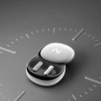 科大讯飞 iFLY TEK 录音降噪会议无线蓝牙耳机 Nano+ 主动降噪 入耳式 超长续航 录音转文字 (流光银)