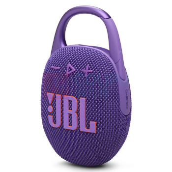 JBL 蓝牙音箱 CLIP5 (烟影紫) 音乐盒五代 户外迷你便携 防水音响