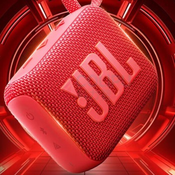 JBL 便携式蓝牙音箱 GO4 (活力红) 音乐金砖四代