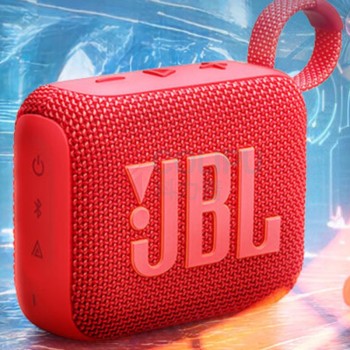 JBL 便携式蓝牙音箱 GO4 (活力红) 音乐金砖四代