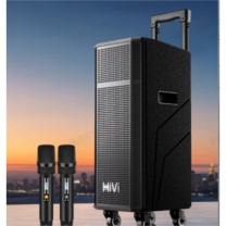 惠威 SWAN 双6.5英寸广场舞音响户外音响移动便携蓝牙拉杆音箱带双话筒 MP26 露天麦霸+双6.5吋+180W