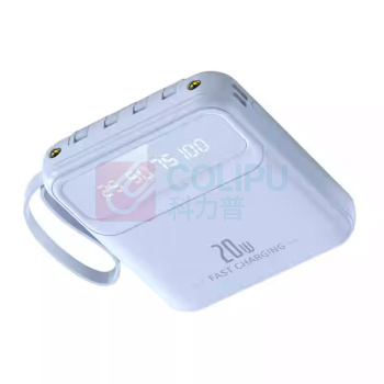 固逸 自带线移动电源 NYC-05 10000mAh