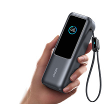 安克 ANKER 能量舱 165W充电宝 A1695 自带伸缩线25000毫安 (锖色)