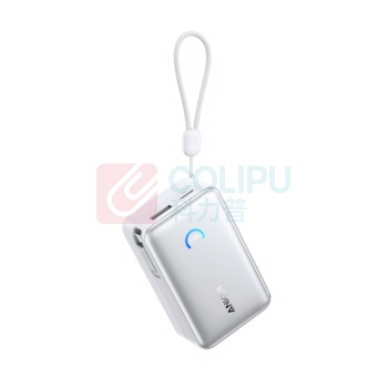 安克 ANKER 能量盒伸缩线充电宝 A1638 10000毫安 45W快充 (颜色随机)