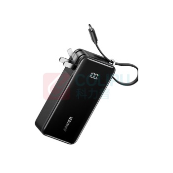 安克 ANKER 三合一充电宝 A1637 10000毫安 自带TypeC线 (颜色随机)