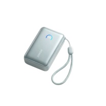 安克 ANKER 自带伸缩线充电宝 A1638 10000mAh 45W (浅松绿)