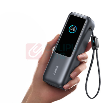 安克 ANKER 充电宝 A1659 165W充电宝超大容量自带伸缩线25000毫安 (黑色)