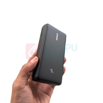 安克 ANKER 自带type-c线充电宝 快充移动电源 A110E 20000毫安 (黑色)